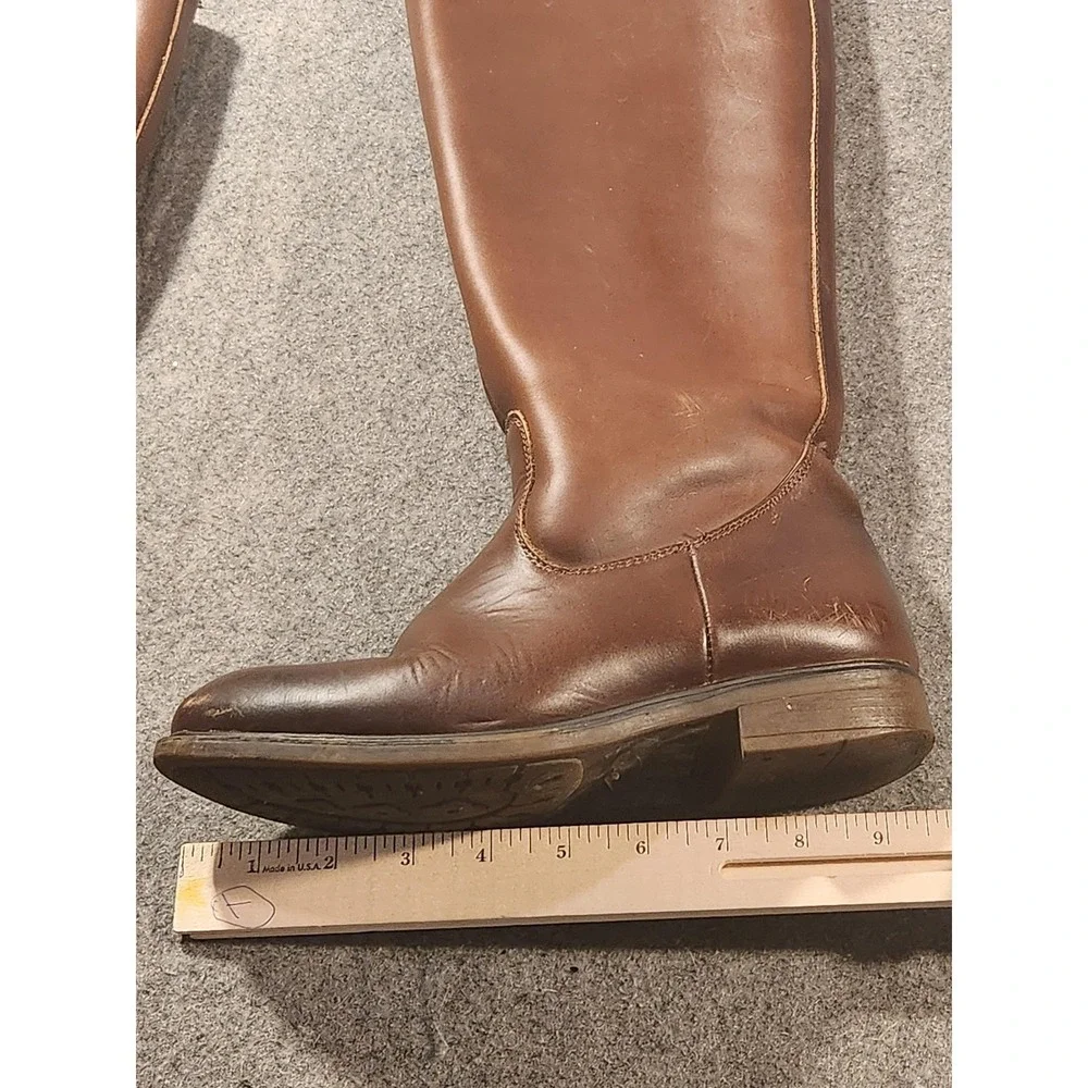 Harper Boots Womens Size 6.5 Brown Leather Knee High Riding‎ Equestrian